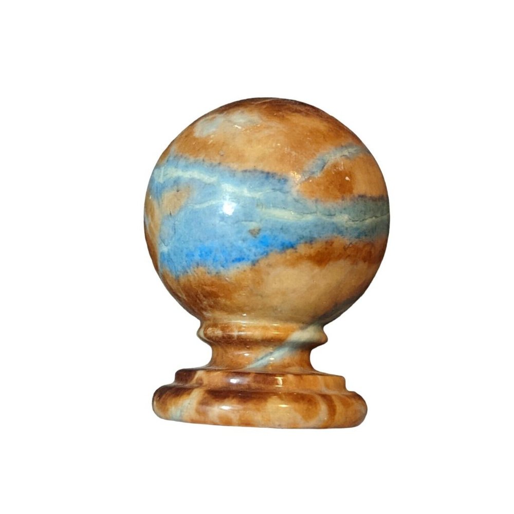 Ducceschi Genuine Alabaster Decorative Paperweight Hand Carved Made in Italy